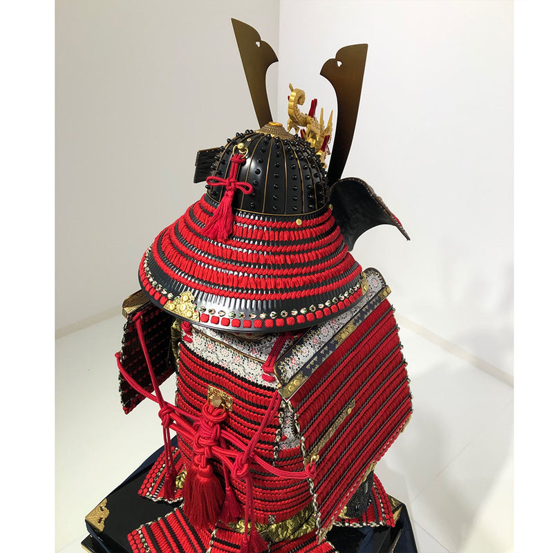 (Ready-To-Ship) N014 Luxurious Red Armor KURENAI - SAMURAI STORE