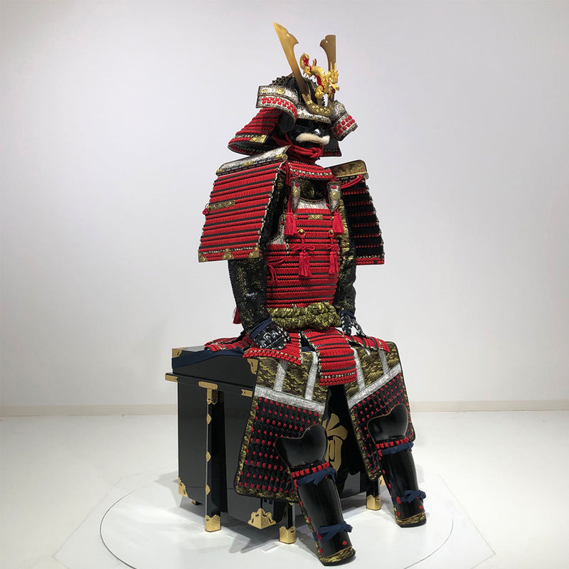 (Ready-To-Ship) N014 Luxurious Red Armor KURENAI - SAMURAI STORE