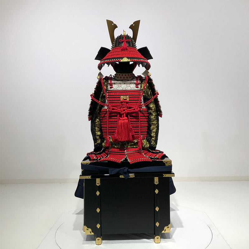 (Ready-To-Ship) N014 Luxurious Red Armor KURENAI - SAMURAI STORE