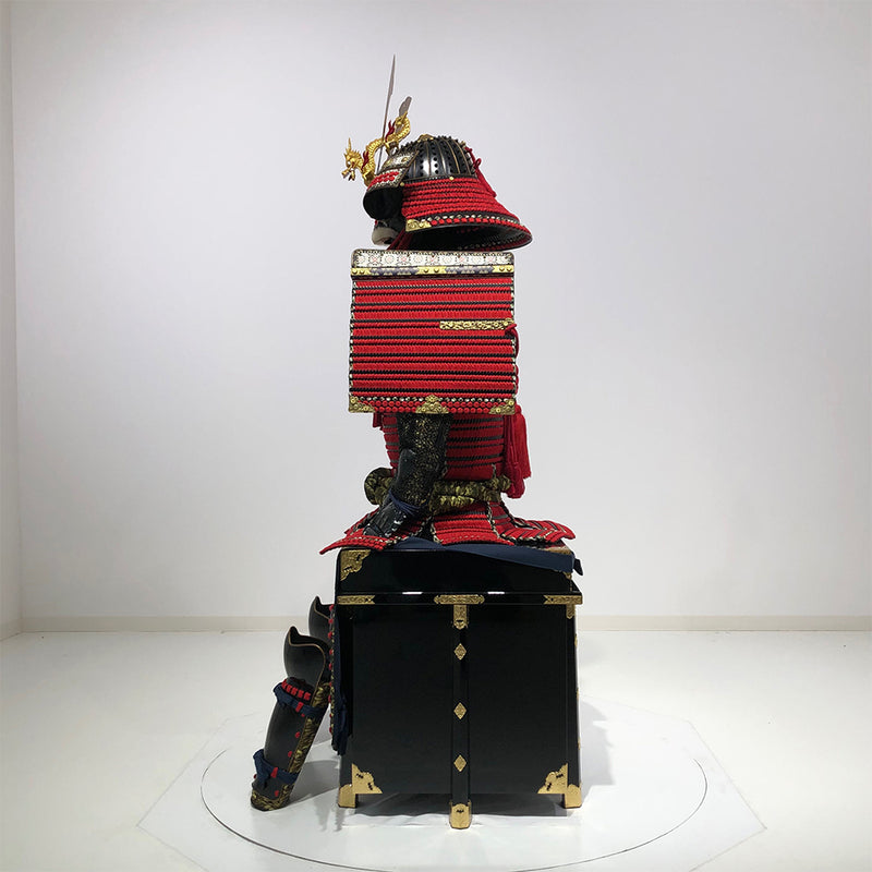 (Ready-To-Ship) N014 Luxurious Red Armor KURENAI - SAMURAI STORE
