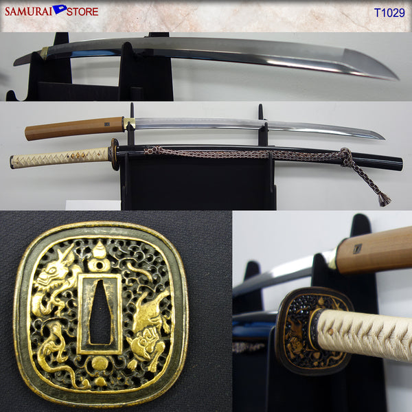 T1029 Katana Sword NAGATOSHI - Antiques - SAMURAI STORE