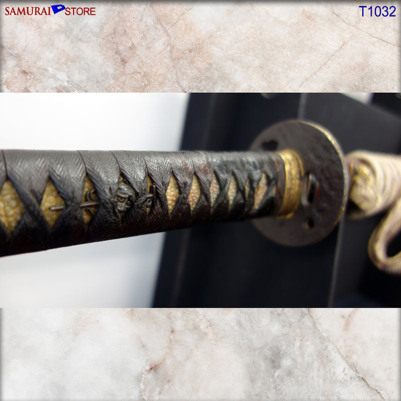 T1032 Katana Sword TAKANOBU - Antique - SAMURAI STORE