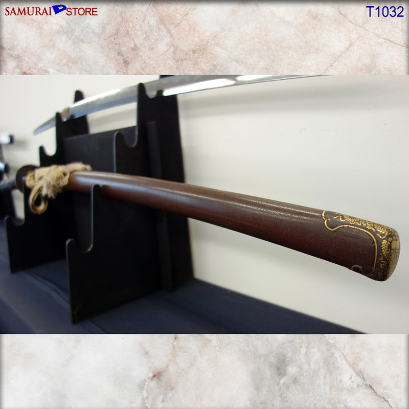 T1032 Katana Sword TAKANOBU - Antique - SAMURAI STORE
