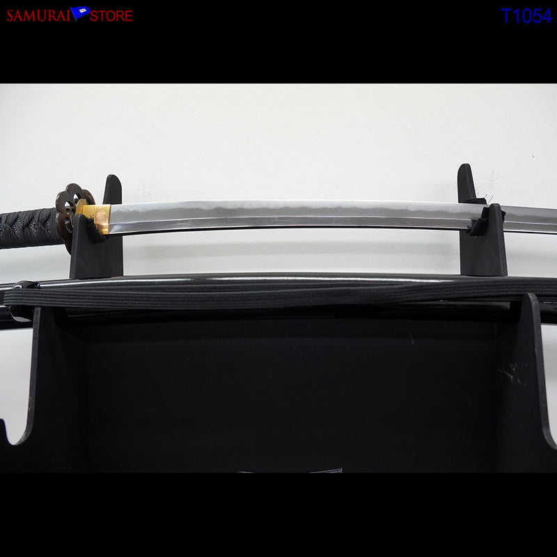 T1054 Katana Sword TOSHIHIDE - Antique w/ Ornate Mountings - SAMURAI STORE