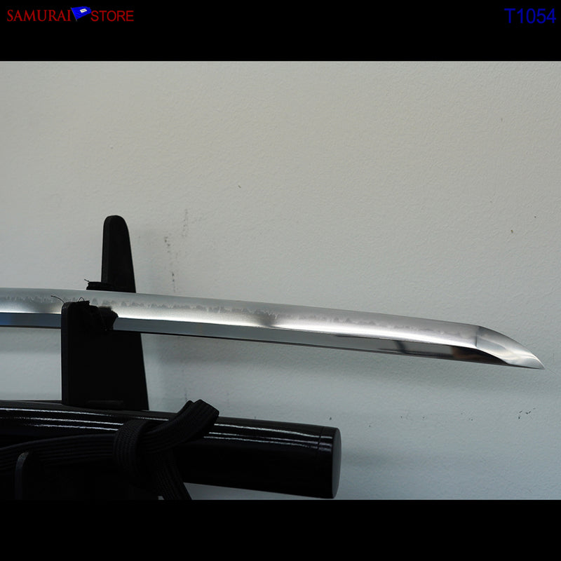 T1054 Katana Sword TOSHIHIDE - Antique w/ Ornate Mountings - SAMURAI STORE