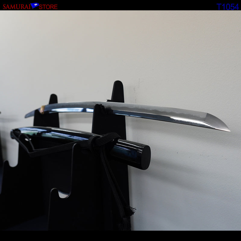 T1054 Katana Sword TOSHIHIDE - Antique w/ Ornate Mountings - SAMURAI STORE