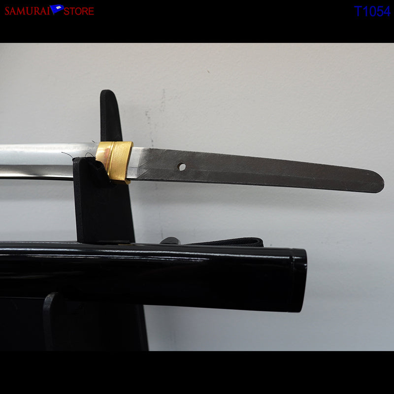 T1054 Katana Sword TOSHIHIDE - Antique w/ Ornate Mountings - SAMURAI STORE