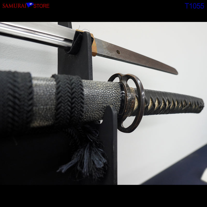 T1055 Katana Sword TOKIMITSU - Antique w/ Ornate Mountings - SAMURAI STORE