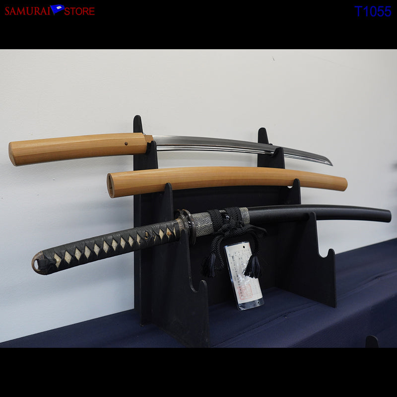 T1055 Katana Sword TOKIMITSU - Antique w/ Ornate Mountings - SAMURAI STORE