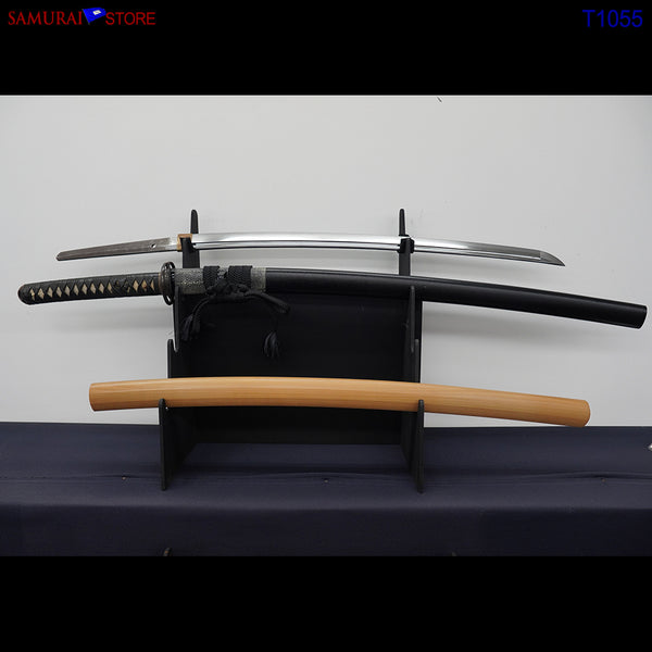 T1055 Katana Sword TOKIMITSU - Antique w/ Ornate Mountings - SAMURAI STORE