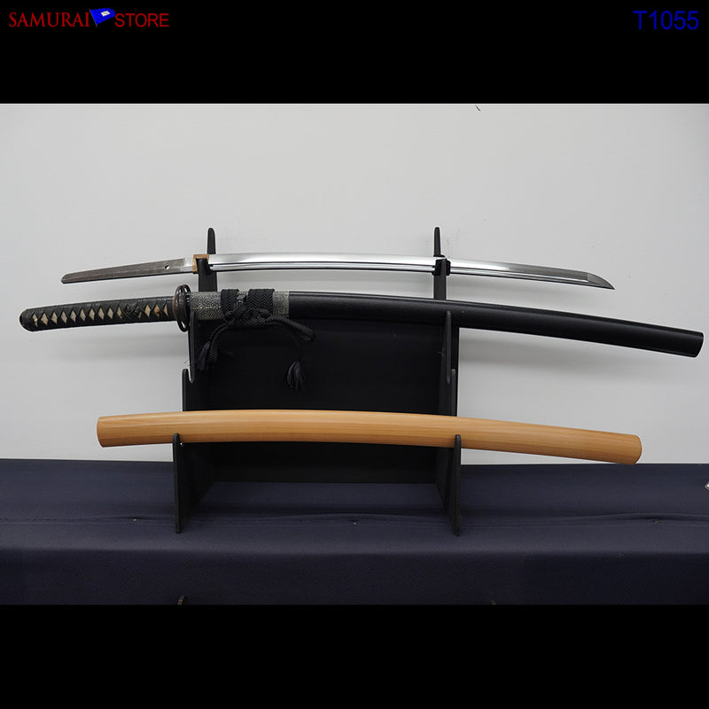 T1055 Katana Sword TOKIMITSU - Antique w/ Ornate Mountings - SAMURAI STORE