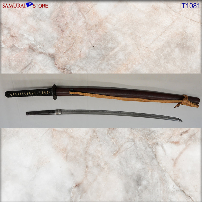 T1081 Katana Sword IESUKE - Antique w/ NBTHK certificate - SAMURAI STORE
