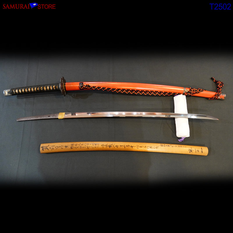 T2052 Katana Sword NOBUHIDE - Antique w/ NBTHK certificate - SAMURAI STORE