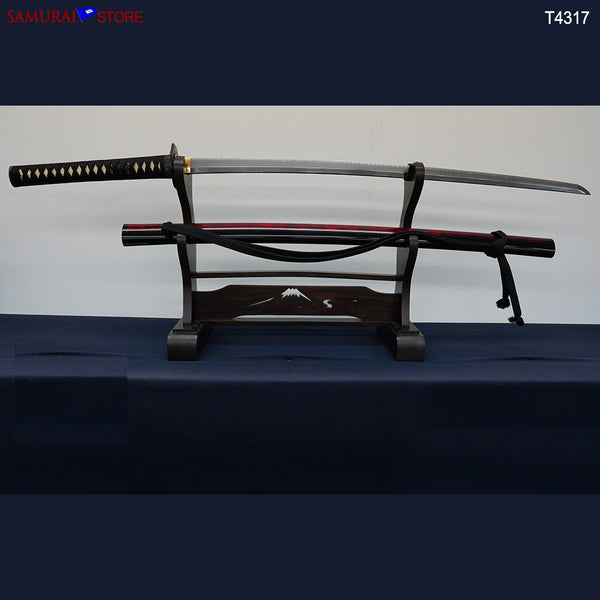 T4317 Katana Sword w/ Ornate Mountings KANEMOTO - antique