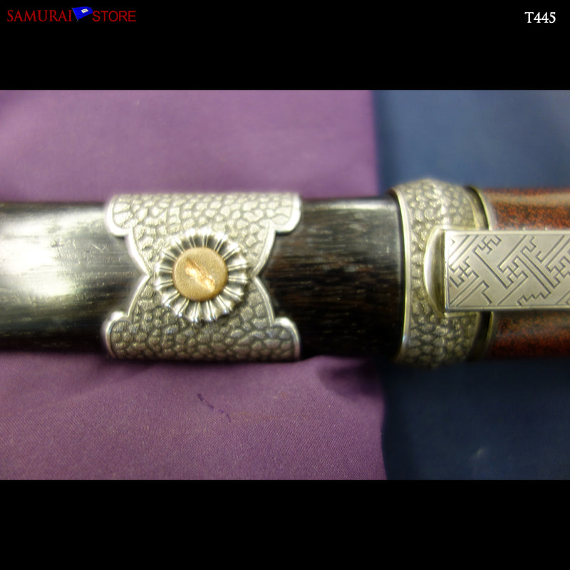 T445 Tanto Short Sword Edo period w/Certificate - Antique - SAMURAI STORE
