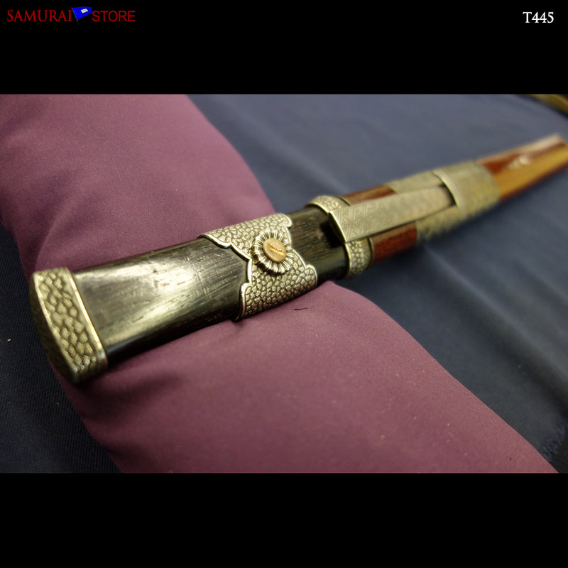 T445 Tanto Short Sword Edo period w/Certificate - Antique - SAMURAI STORE