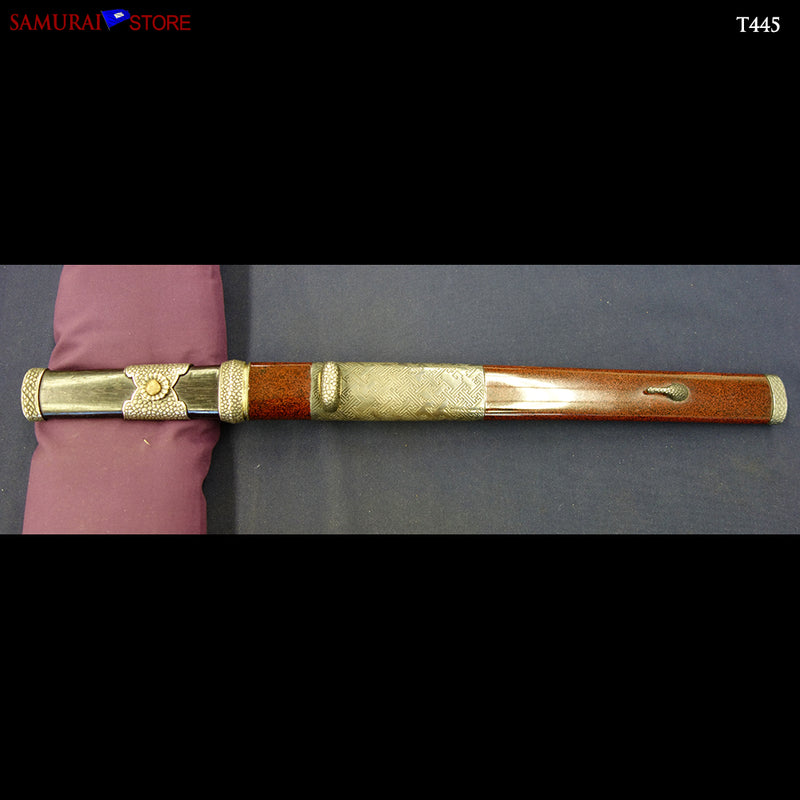 T445 Tanto Short Sword Edo period w/Certificate - Antique - SAMURAI STORE