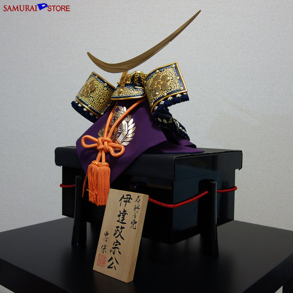 Children's Day Miniature Samurai Helmet Warlord DATE MASAMUNE - SAMURAI STORE
