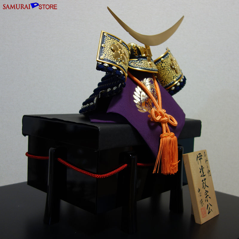 Children's Day Miniature Samurai Helmet Warlord DATE MASAMUNE - SAMURAI STORE